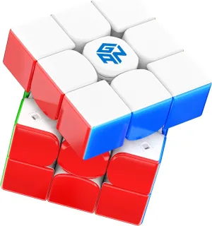 CuberShop GAN 14 MagLev Frosted, Ultimate GAN 14 MagLev 2023 Stickerless Flagship 3x3 Magnetic Speed Cube, 56mm Magic Cube Puzzle (GAN14 MagLev Speed Cube, Matte Surface & Primary Internal)