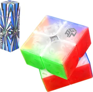 CuberShop GAN 251 M Leap UV Coated 10th Anniversary Special Edition Grand Gift Set 2X2 Magnetic Speed Cube Transparent Smooth Cube 10th Anniv Collectibles GAN 251M Leap 2025
