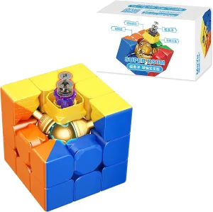 CuberShop Moyu Super RS3M 2022 3x3 Ball-Core Positioning Speed Cube, moyu RS3 M MagLev Professional 3x3 Stickerless Speed Cube, (Super RS 3M Series Ball-Core   MagLev Best Version)