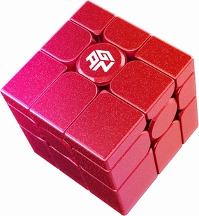 CuberShop GAN Mirror M Red UV Coated Speed Cube, 2024 New Version, Chinese New Year Special Red Version, 3x3 Magnetic Puzzle