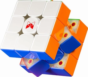 CuberShop QY X Man Tornado V3 M UV Coated (Pioneer with MagLev), 2023 New 3x3 Magnetic Speed Cube, QY Tornado V3 Pioneer UV, 3x3x3 Smooth and Fast Speed Cube, Magic Clothes UV Coated