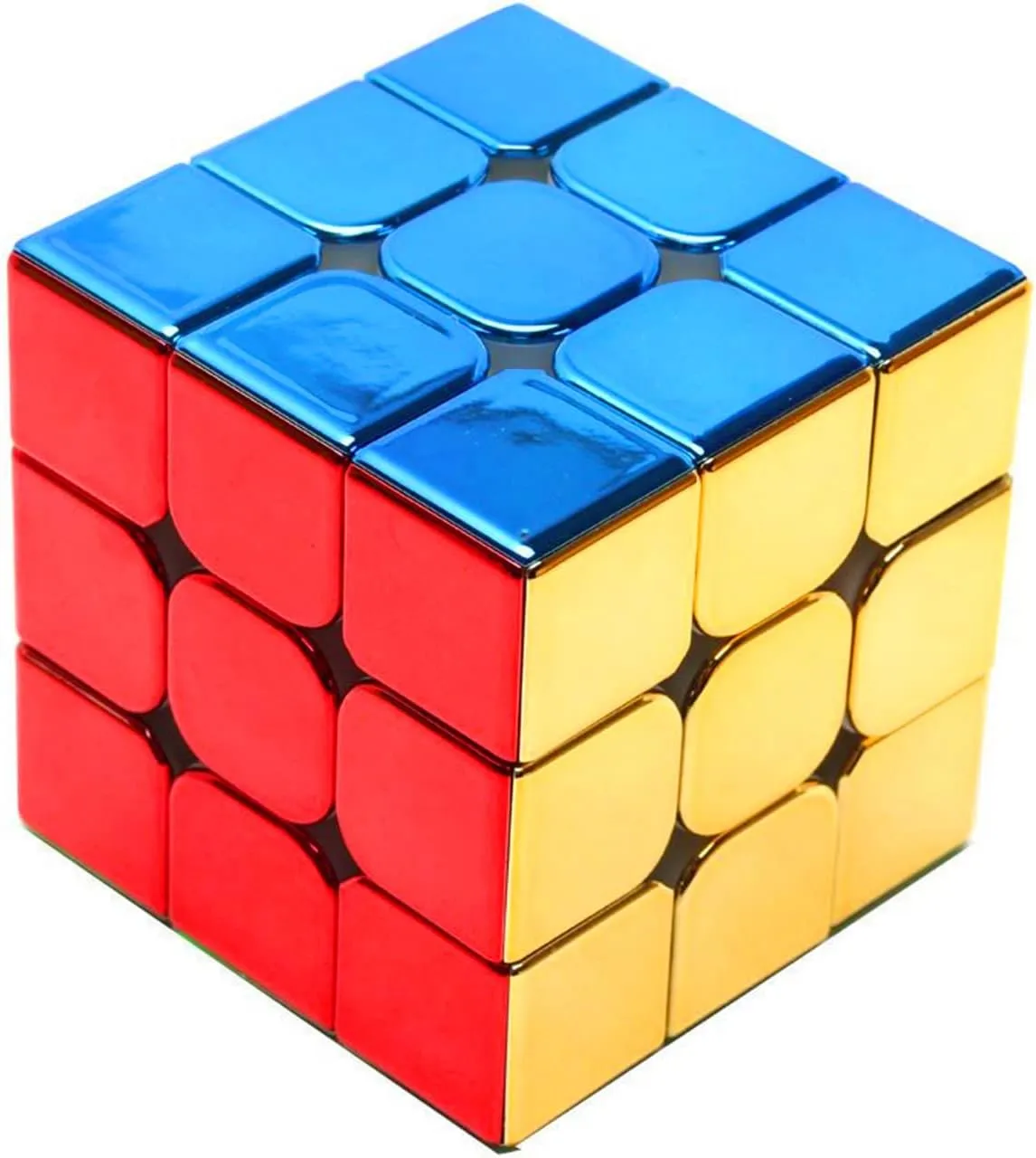 Cuberspeed Cyclone Boys Metallic 3x3 Magnetic Stickerless Magic Cube Puzzle Toys Cyclone Boys Metallic 3x3 M Speed Cube Magnetic Version