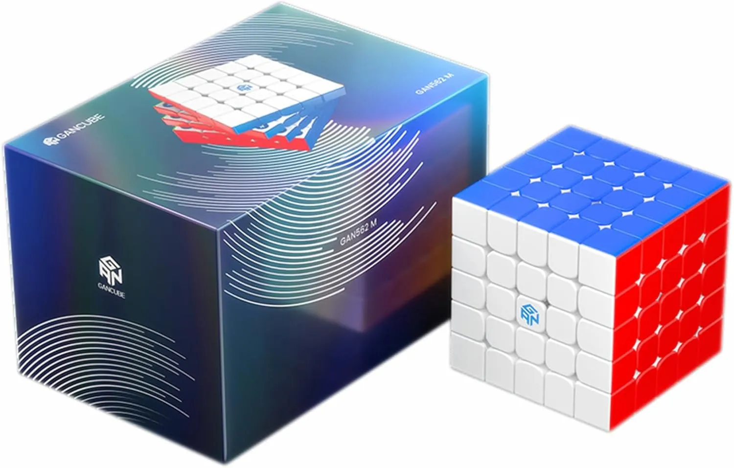 Cuberspeed GAN 562 M 5x5 Magnetic stickerless Speed Cube GAN562 M 5x5 Standard Matte 562M Speed Cube