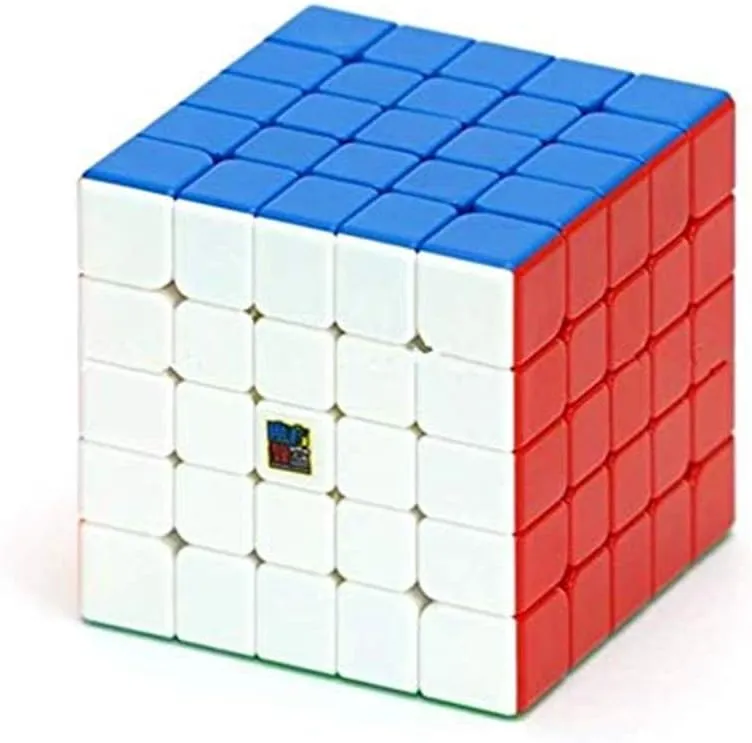 CuberSpeed MFJS MEILONG 5x5 M Magnetic Speed Cube, Stickerless, 150 Pieces, Age Range: Kid, Beginner Skill Level