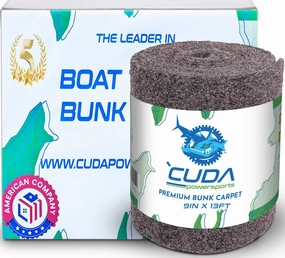Cuda Boat Trailer Carpet 9 Inch Wide x 75ft-Premium Boat Lift Bunk Carpeting Bunk Board Carpet Bunker Board Black Parts Accessories Gray Grey Charcoal Lift Runners Covers Waterproof