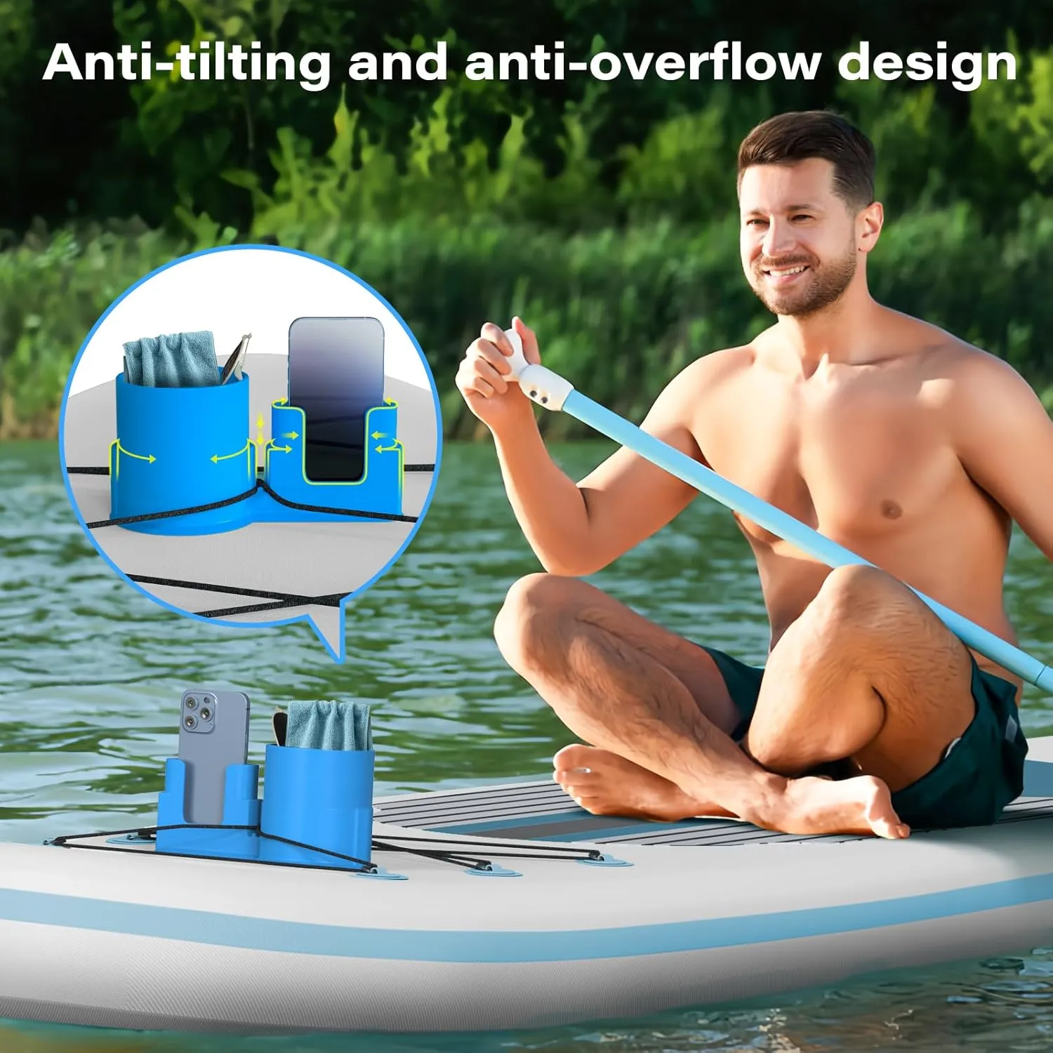 Cup Paddle Board,Stand Up Paddle Board Accessories SUP Kayak Holder for Drink
