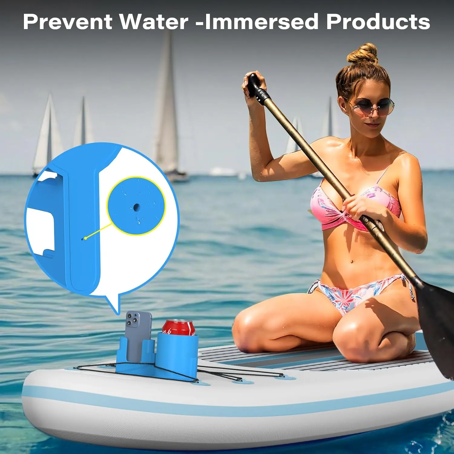 Cup Paddle Board,Stand Up Paddle Board Accessories SUP Kayak Holder for Drink