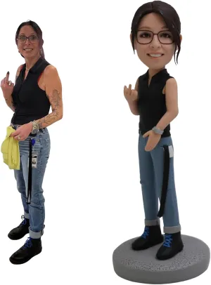 Custom Bobblehead Action Figure, Personalized Full Body Figurine