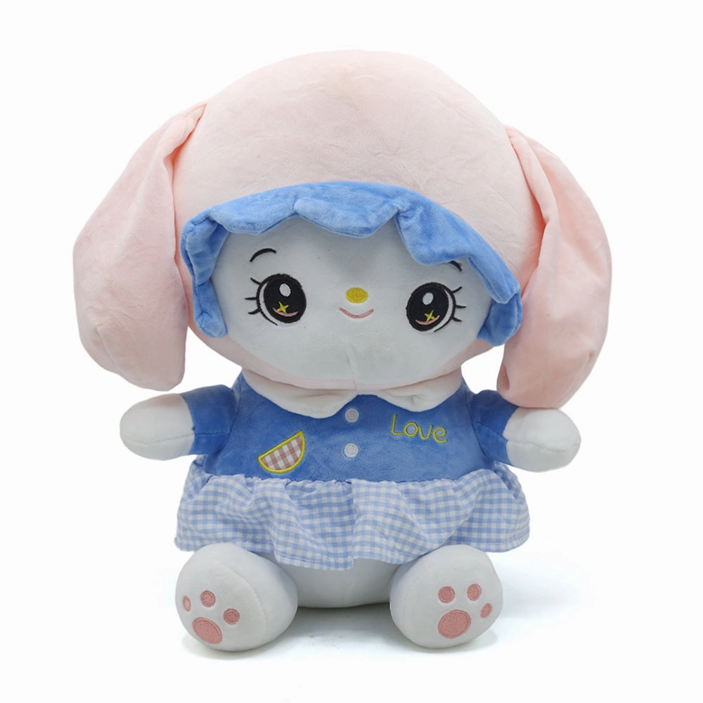 Cute Beautiful Doll Wearing Frock Soft Toys Doll For Girls - 45cm