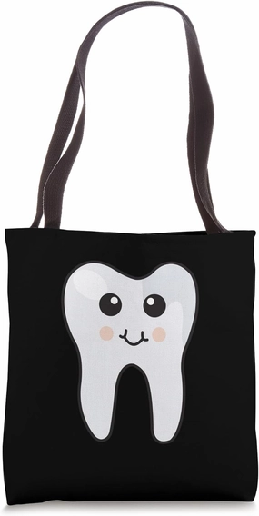 Cute Tooth Dentist Design Tote Bag
