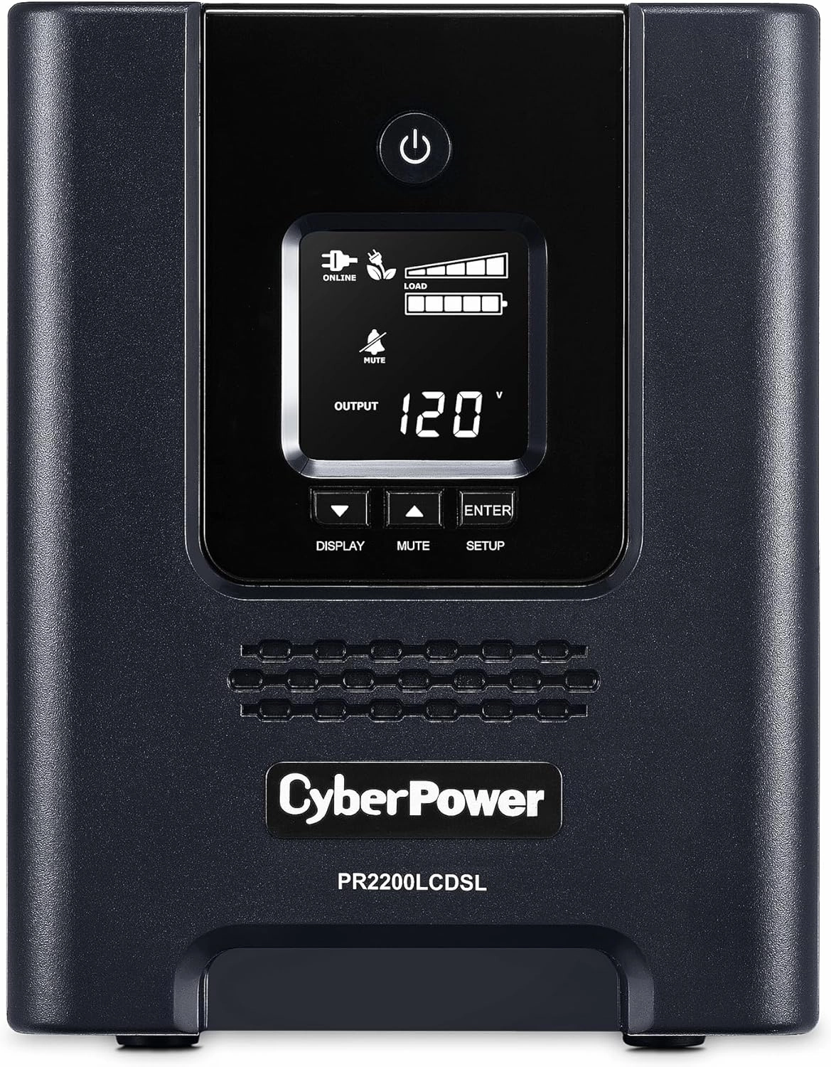 CyberPower PR2200LCDSL Smart App Sinewave UPS System, 2070VA/1980W, 7 Outlets, AVR, Mini-Tower