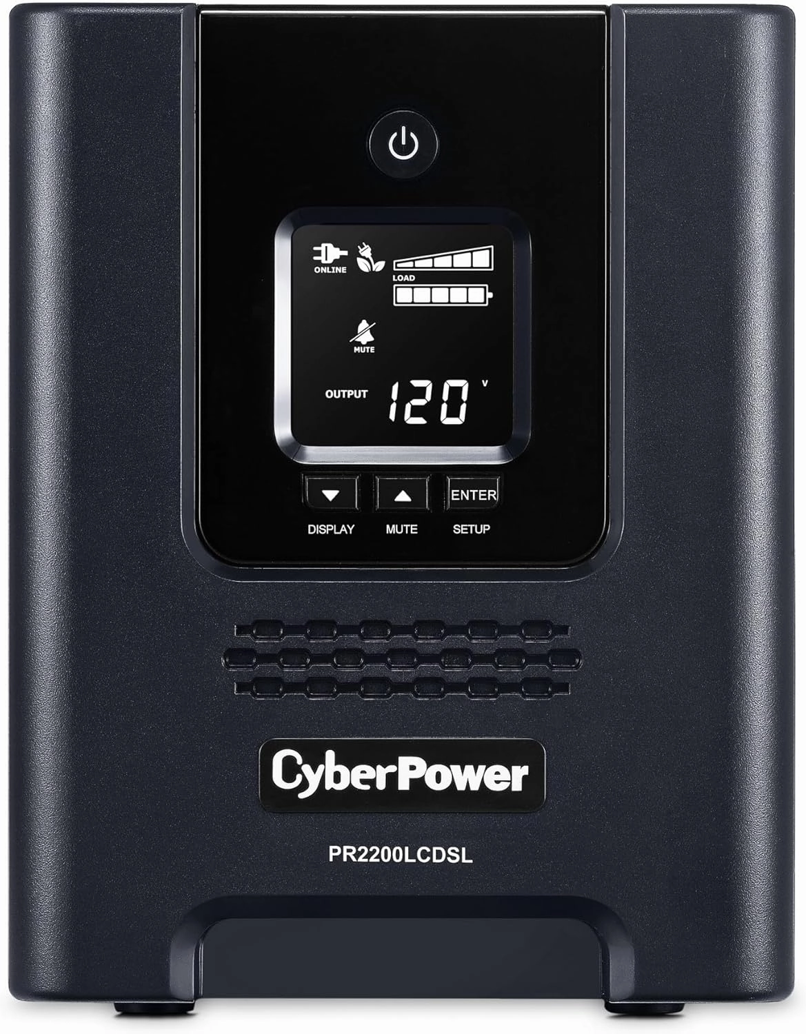 CyberPower PR2200LCDSL Smart App Sinewave UPS System, 2070VA/1980W, 7 Outlets, AVR, Mini-Tower