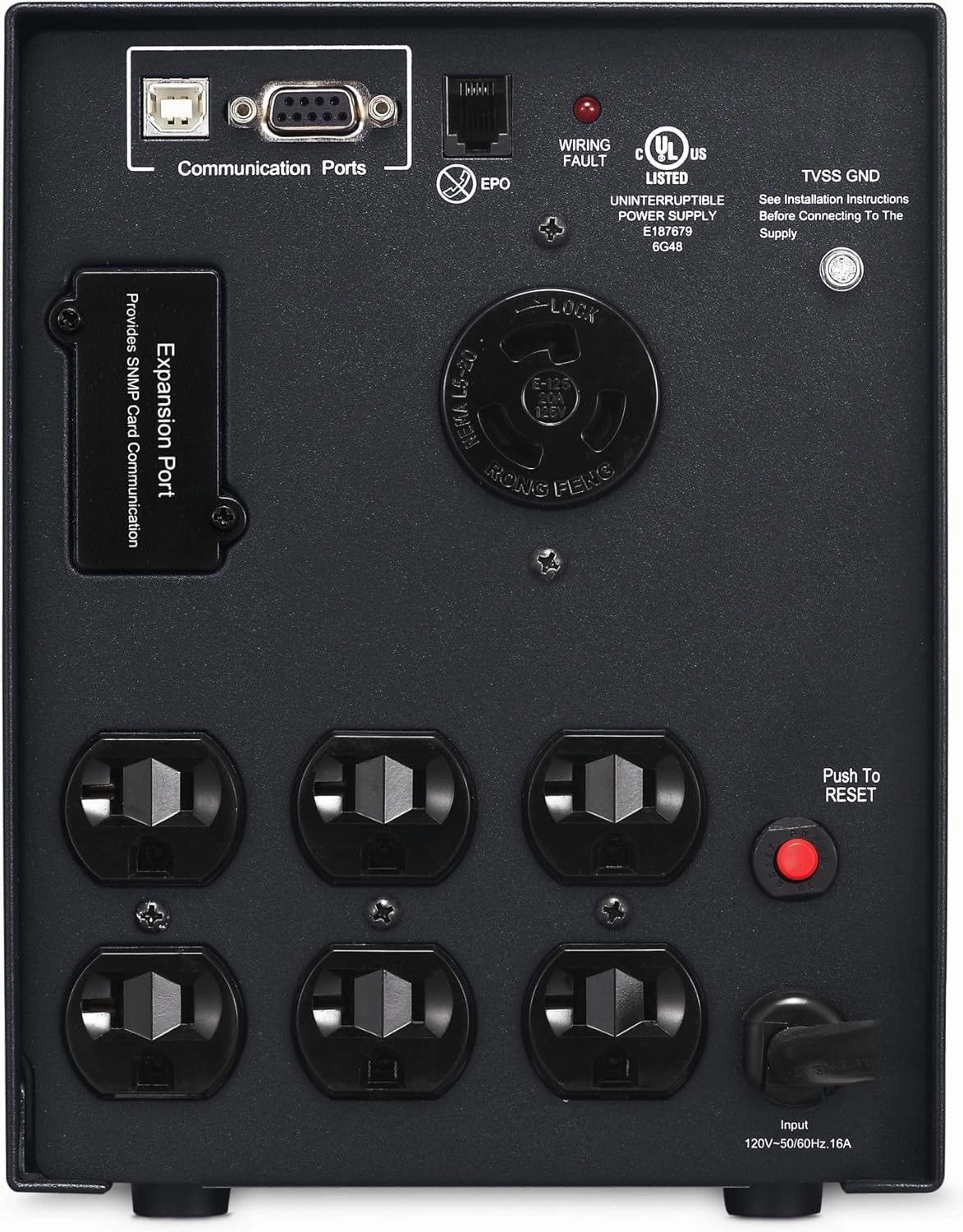 CyberPower PR2200LCDSL Smart App Sinewave UPS System, 2070VA/1980W, 7 Outlets, AVR, Mini-Tower