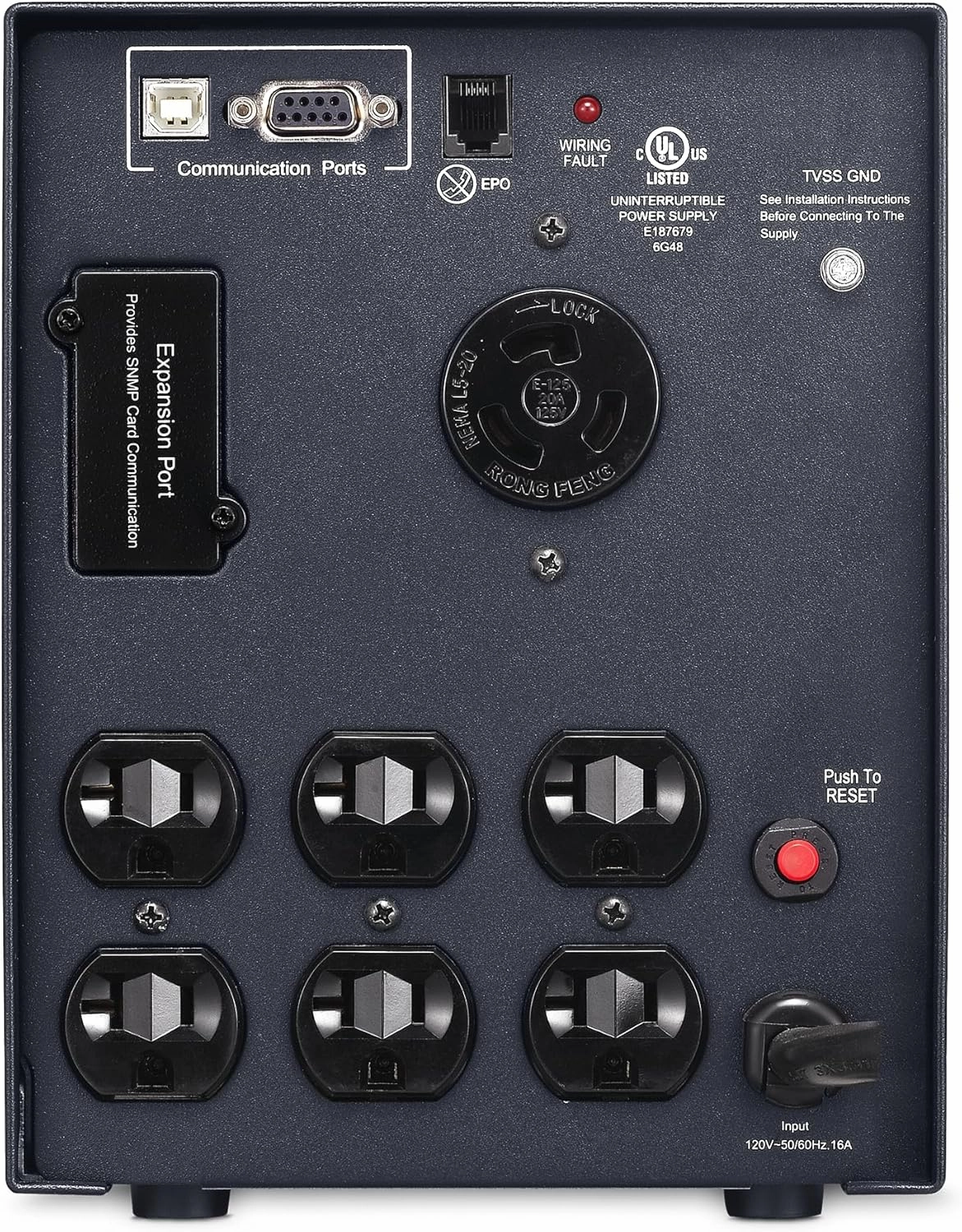 CyberPower PR2200LCDSL Smart App Sinewave UPS System, 2070VA/1980W, 7 Outlets, AVR, Mini-Tower