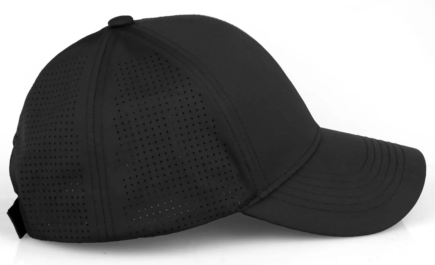 Daxton Performance Cool Tech Baseball Hat Alphabet Initial with Silver Letters