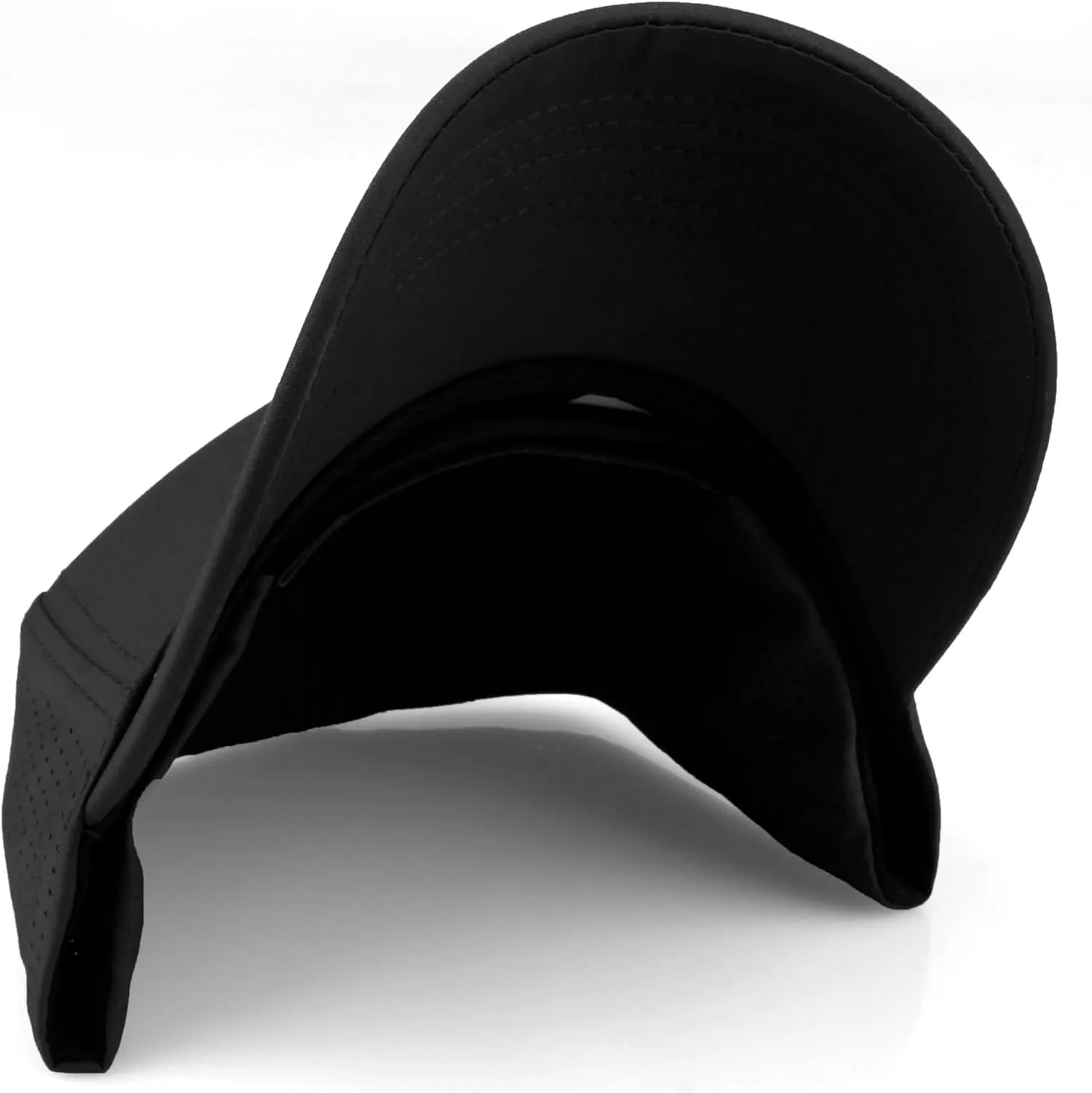 Daxton Performance Cool Tech Baseball Hat Alphabet Initial with Silver Letters
