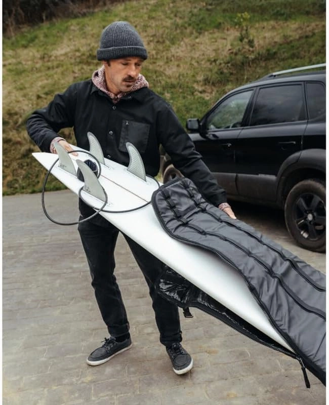 Db Journey The Surf Pro - Surfboard Bag With Wheels, Travel Bag With Rib Cage Protection, Compressible, Roller Attachment