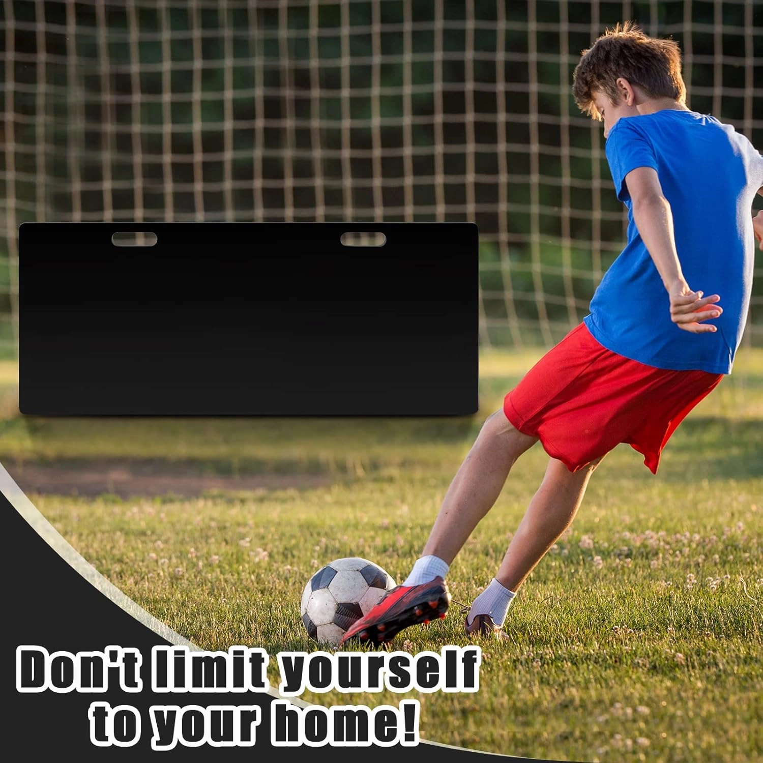 Deekin Soccer Rebounder with 2 Angles Foldable Soccer Training Wall Board for Passing and Shooting Practice