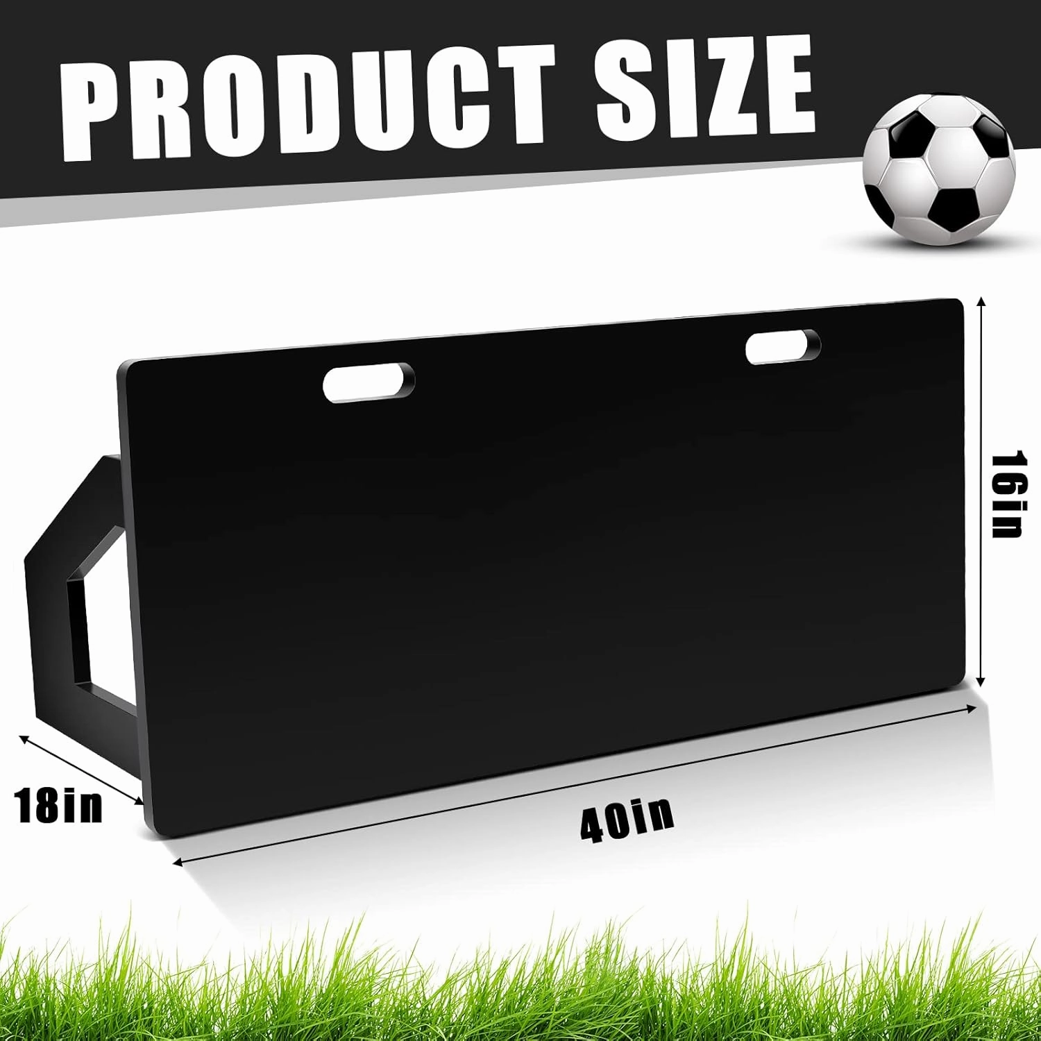 Deekin Soccer Rebounder with 2 Angles Foldable Soccer Training Wall Board for Passing and Shooting Practice