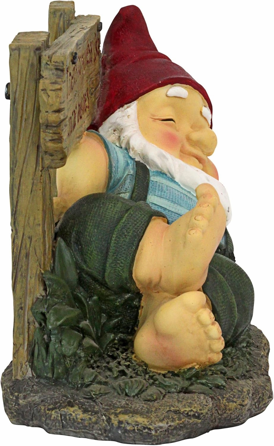 Design Toscano QL306802 Irving Gnomlin Resting on His Laurels Garden Gnome Statue, One Size, Full Color