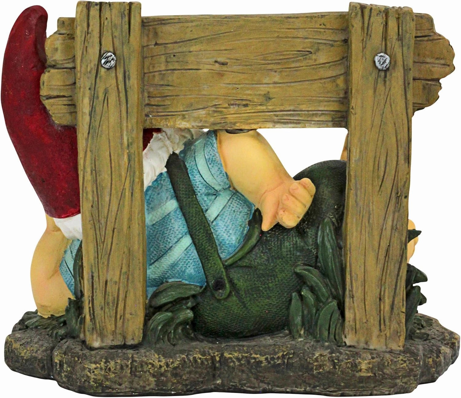 Design Toscano QL306802 Irving Gnomlin Resting on His Laurels Garden Gnome Statue, One Size, Full Color