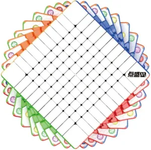 DianSheng Galaxy 10 M Magnetic 10x10 Speed Cube Stickerless 10x10x10 M Puzzle Magic Cube(Primary Kernel)