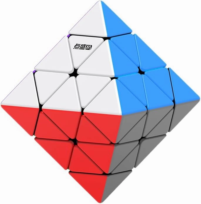 Diansheng FTO Face Turning Octahedron Magnetic Speed Cube（Black）