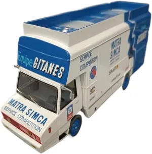Die Cast Vehicle 1/43 for Berliet Support Transportation Van Model Diecast Alloy Car Model Static Decoration Car Model Mini Cars Replica