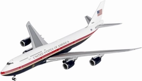 Diecast Plane Model 1：400 Scale for VC-25B 747-8 Aircraft Model (Newly Painted) Alloy Finished Product Model
