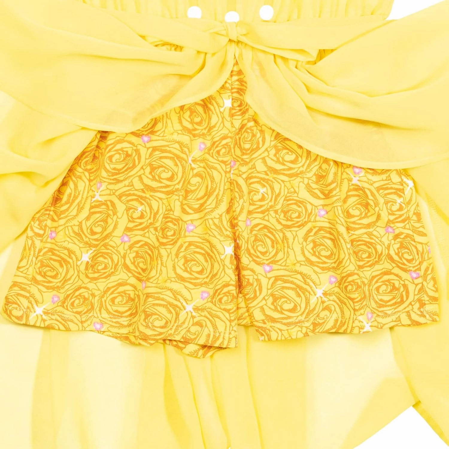 Disney Princess Girls Romper With Skirt Overlay Toddler to Big Kid