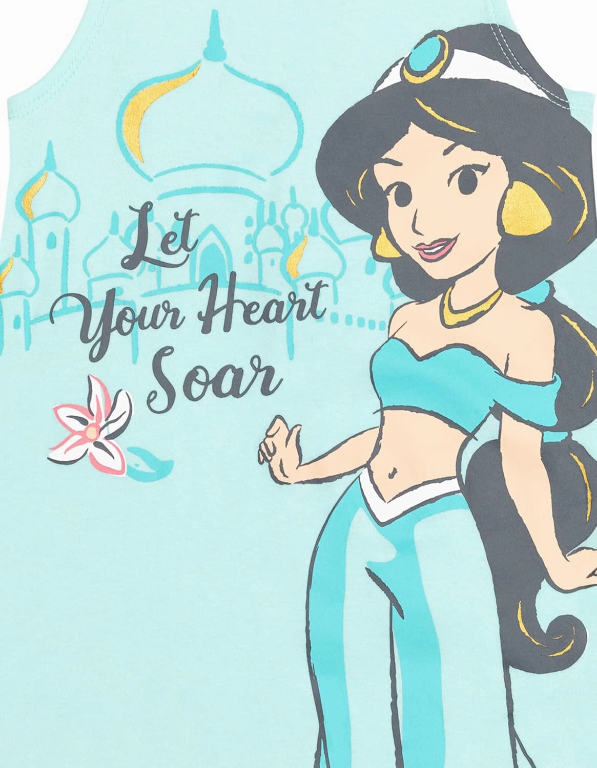 Disney Princess Rapunzel Ariel Belle Jasmine Aurora Baby Girls Snap Romper and Headband Newborn to Toddler
