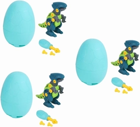 DOITOOL 3sets Boy Girl Diy Disassembling Dinosaur Egg Model Toy Safe Engaging Plaything for Practical Skills Development Fun and Educational for Young Dinosaur Enthusiasts
