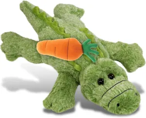 DolliBu Happy Easter Super Soft Plush Small Alligator with Carrot - Cute Stuffed Animals with Carrot Plush Toy, with Name Personalization, Spring Easter Plush Animal - 12 Inches