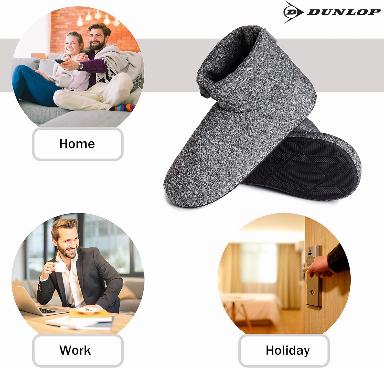 Dunlop Bootie Slippers for Men