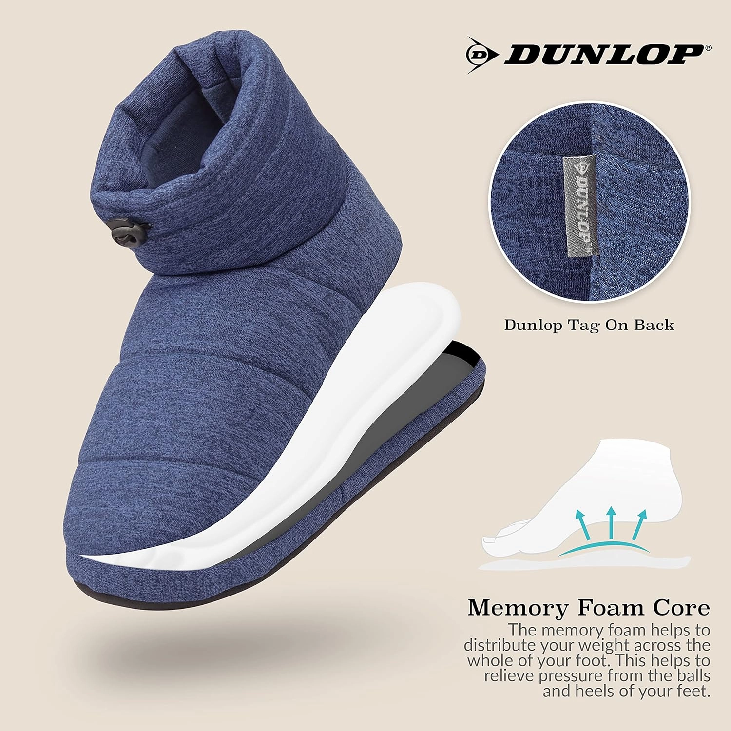 Dunlop Bootie Slippers for Men