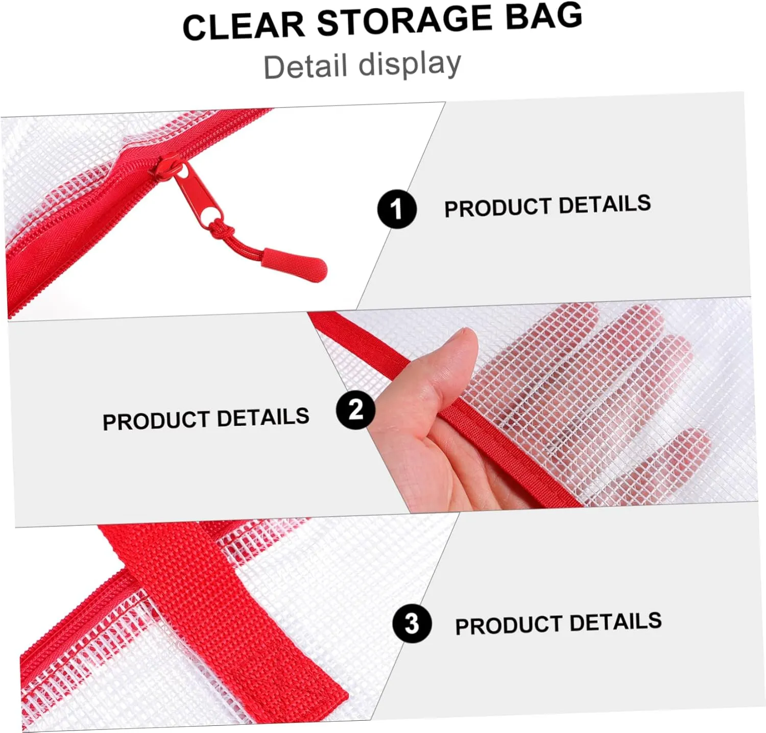 Durable Transparent Art Portfolio Bag Storage for Posters Bulletin Board Items with Handle for Teachers Artists and Students Design