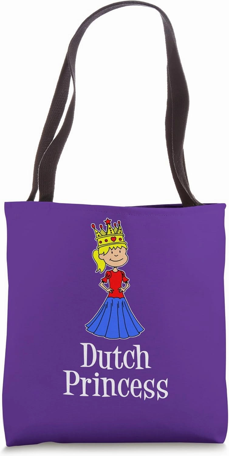 Dutch Princess Cute Girl Netherlands Fairy Tale Tote Bag
