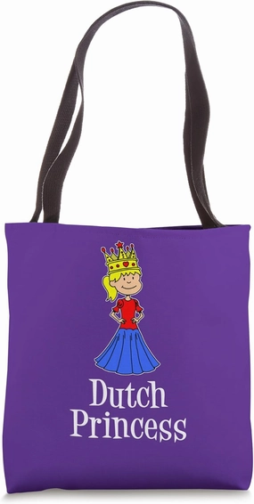 Dutch Princess Cute Girl Netherlands Fairy Tale Tote Bag
