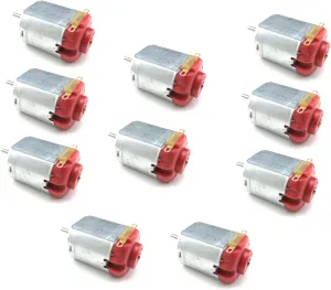 Electric Motor, Electric Motor,Motor 10pcs/lot 130 Micro DC Motor, 3V-6V 0.35-0.4A 8000RPM, 5V Mini DC Motor for DIY Toys Hobbies Smart Car Mini Precision (Speed(RPM) : 8000)
