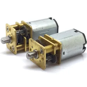 Electronic Starter 2PCS Mini N20 Electric Electronic Starter, for DIY Robot Micro Smart Car Electronic Lock Toy, Slow Speed Full Metal Gearbox Gear Electronic Starter