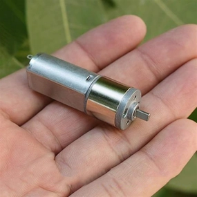 Electronic Starter Micro Mini 16mm Electric Gear Electronic Starter, Metal Gearbox Slow Speed Large Torque DIY Robot Smart Car Toy
