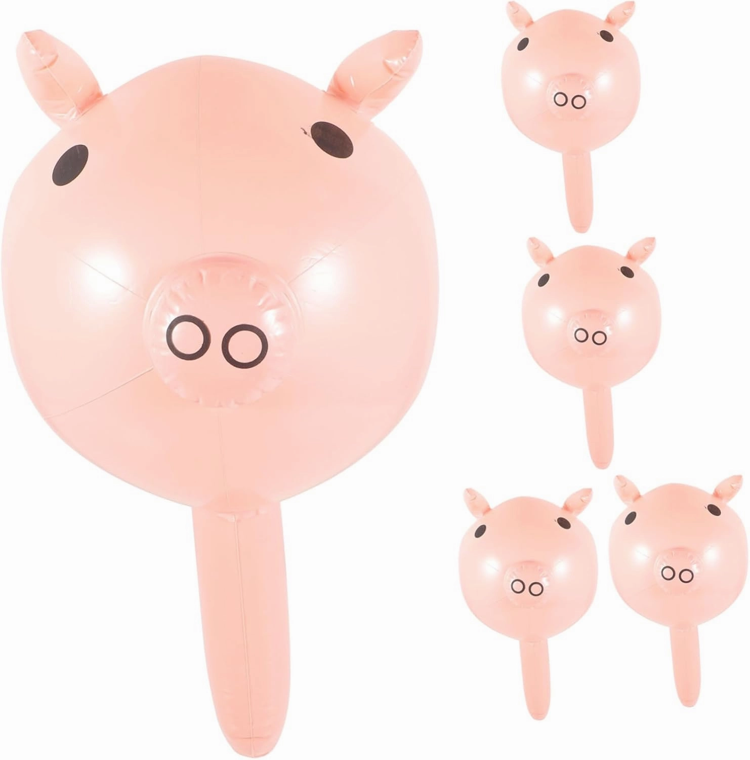 ERINGOGO Inflatable Hammer Bulk Pink Inflatables Pig Modeling Toys for Boys and Girls Party Games Random