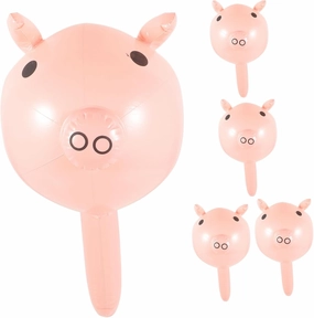 ERINGOGO Inflatable Hammer Bulk Pink Inflatables Pig Modeling Toys for Boys and Girls Party Games Random