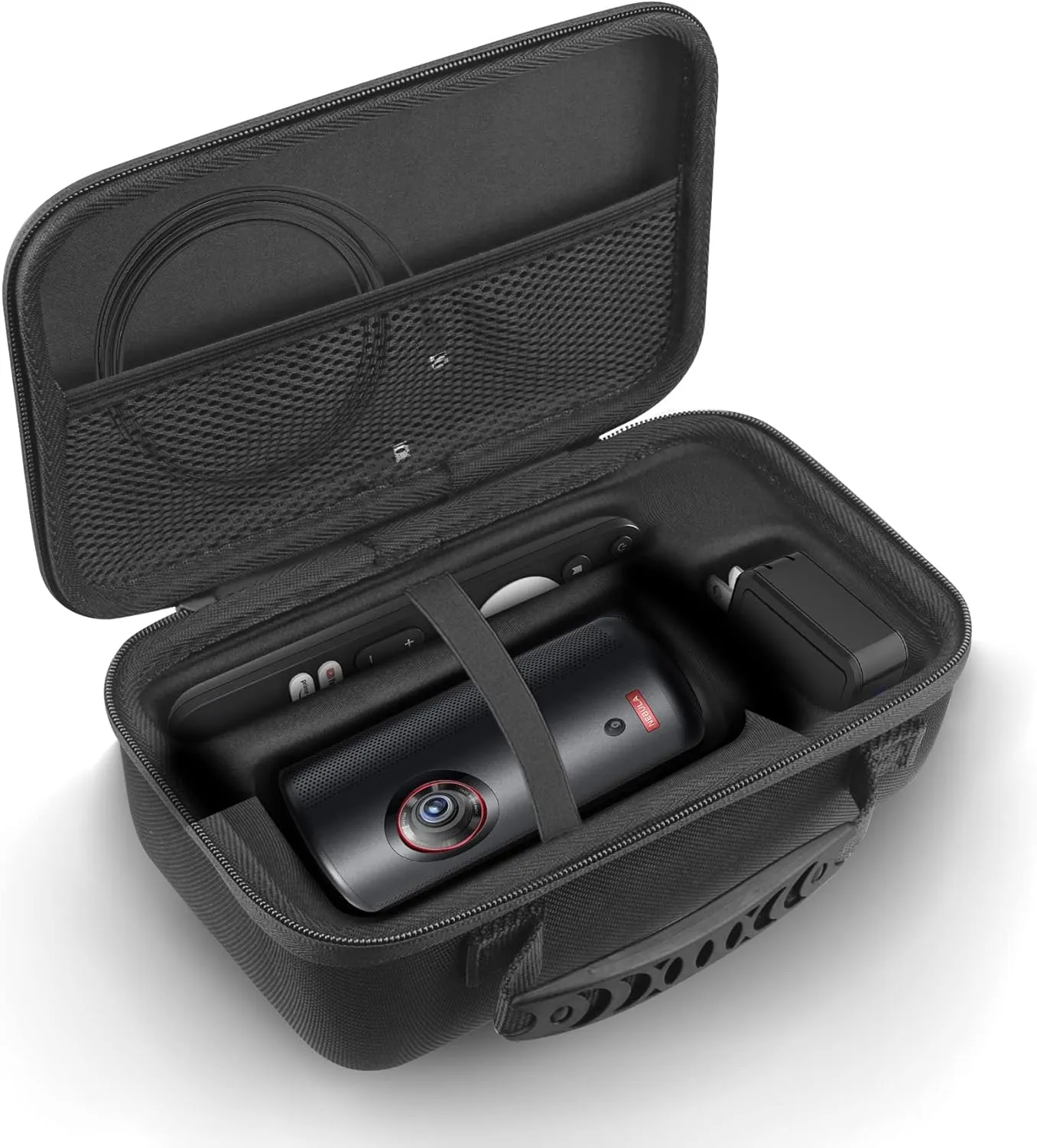 Esimen Hard Case for Nebula Capsule 3 Laser/NEBULA Capsule 3 GTV Projector, Remote Adapter, Remote Control, Cables,USB Flash Drive Accessories Travel Case Protective Bag