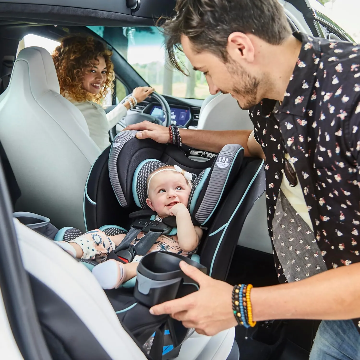 Evenflo EveryFit 3-in-1/All4One Convertible Car Seat (Winston Gray)