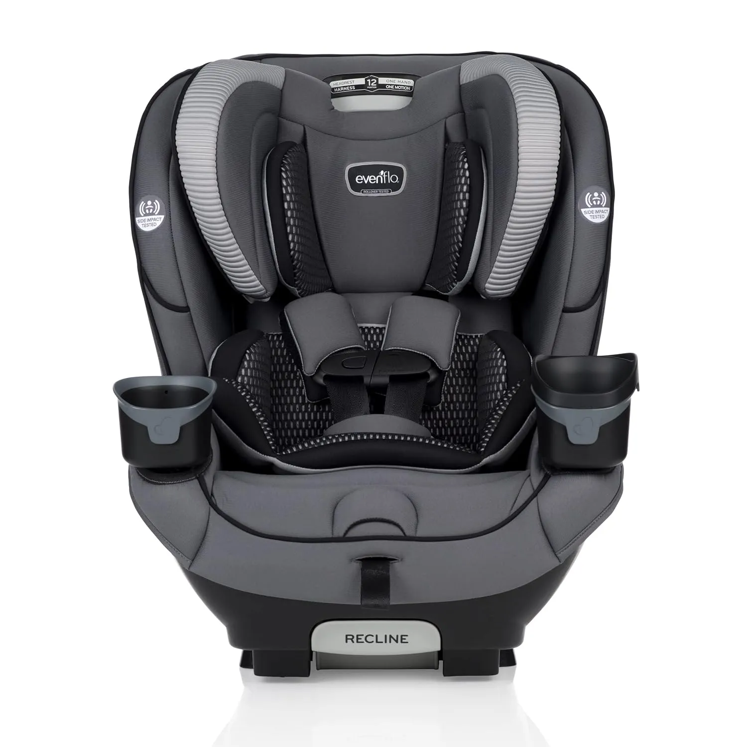 Evenflo EveryFit 3-in-1/All4One Convertible Car Seat (Winston Gray)