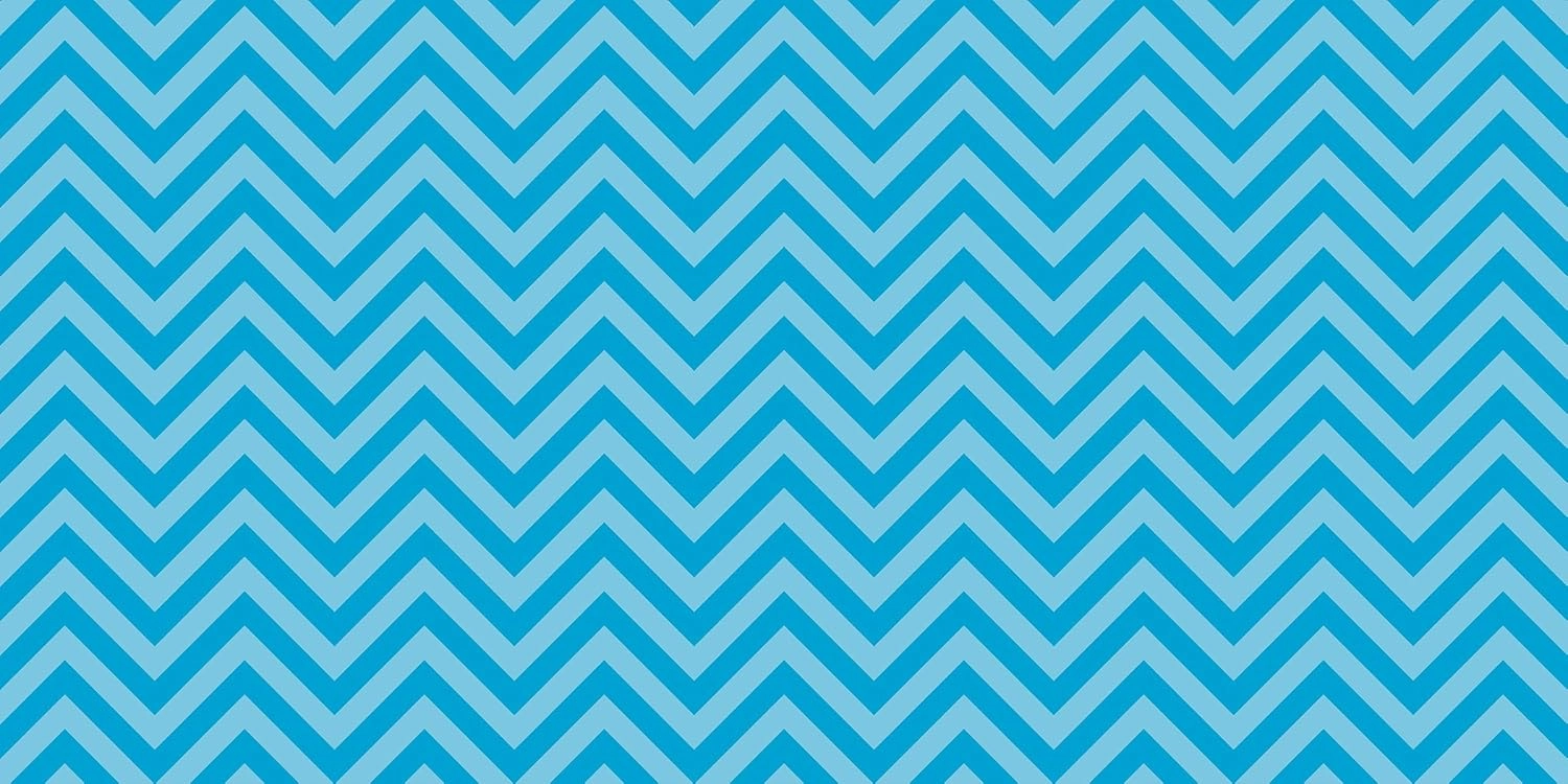 Fadeless Bulletin Board Paper, Fade-Resistant Paper for Classroom Decor, 48” x 12’, Chic Chevron-Aqua, 1 Roll