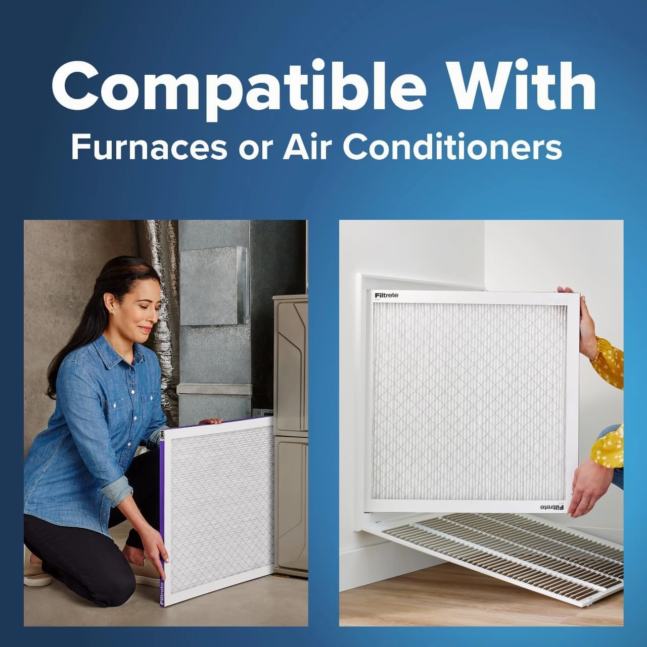 Filtrete 12x12x1 Air Filter MPR 1500 MERV 12, Healthy Living Ultra Allergen, 2-Pack (exact dimensions 11.81x11.81x0.78)