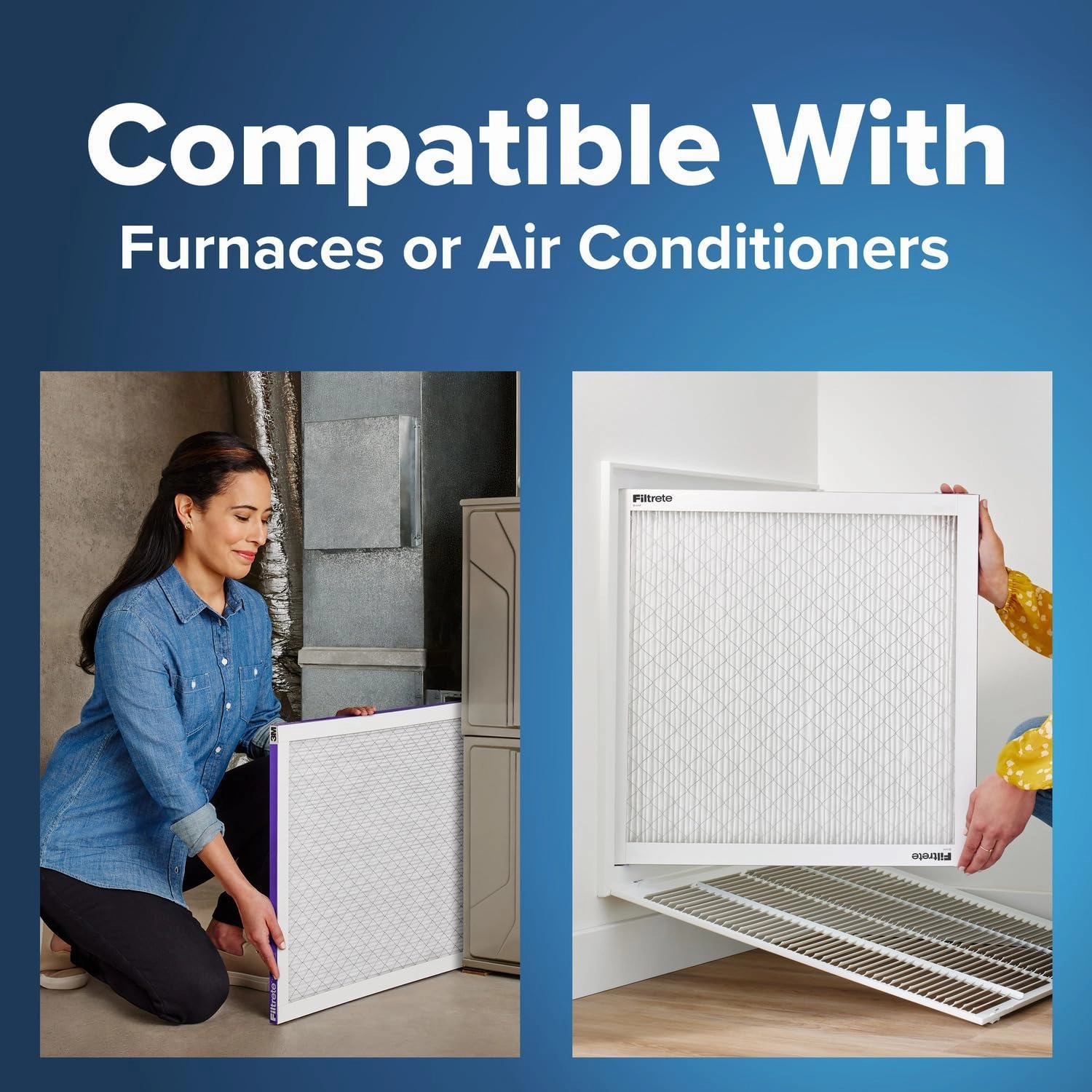 Filtrete 18x24x1 AC Furnace Air Filter, MERV 12, MPR 1500, CERTIFIED asthma & allergy friendly, 3 Month Pleated 1-Inch Electrostatic Air Cleaning Filter, 2-Pack (Actual Size 17.81x23.81x0.78 in)