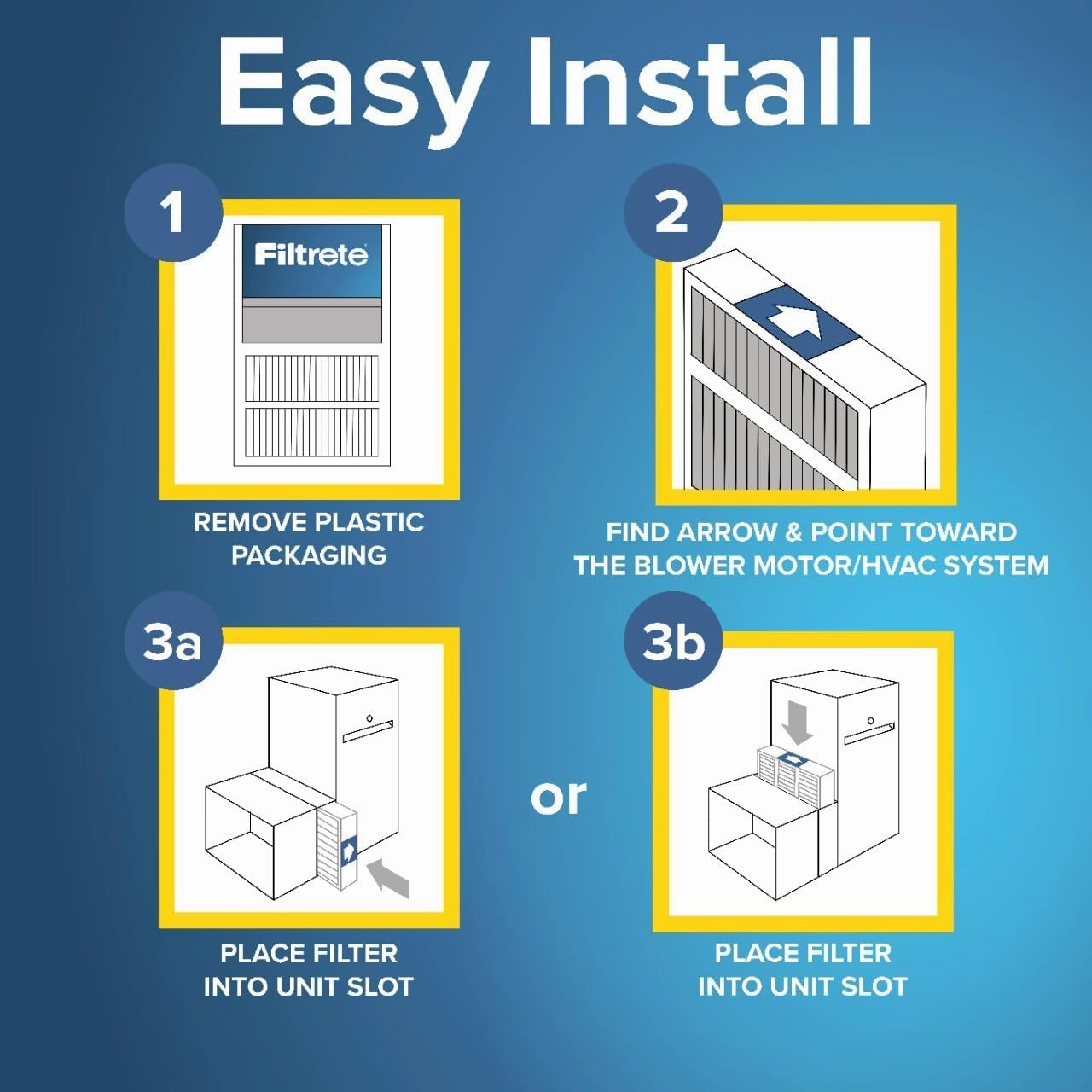 Filtrete 20x20x4 AC Furnace Air Filter, MERV 13, MPR 1900, Fits Honeywell Devices, CERTIFIED Asthma & Allergy Friendly, Premium Allergen, Bacteria & Virus, 2-Pack (Actual Size 19.75 x 19.75 x 4.31 in)